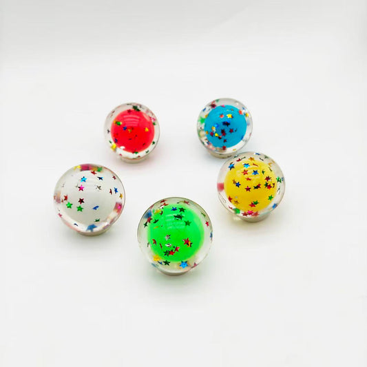 Glitter Stars (45mm)  - 20 pieces